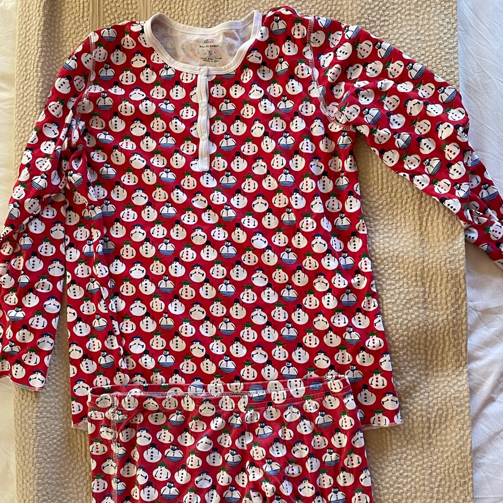 Roberta Roller Rabbit Women’s Snowman Pajamas - S